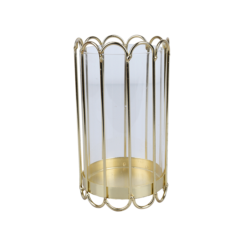 Comfort Style gold candle holder