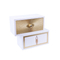 custom luxury wooden decorative box desktop storage drawer
