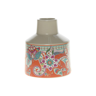 Sensorial Delight Retro Pattern Ceramic Vase for Hotel Home Living Room Soft Decoration