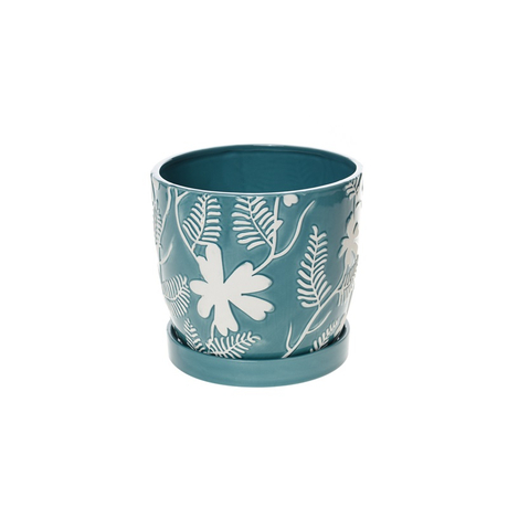 Sensorial Delight Ceramic Flowerpot Plant Pot Top Butterfly Orchid Pot Soft