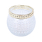 white and gold glass candle holders bottle luxury decoration