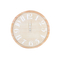 spring wooden MDF wall clock home decorative round shape simple modern design