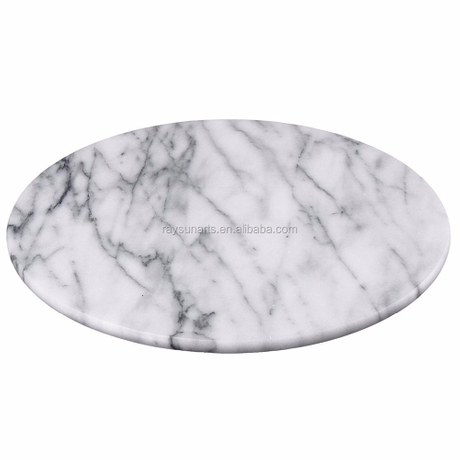 Marble Stone 17.7" Round Chopping cheese cutting Board
