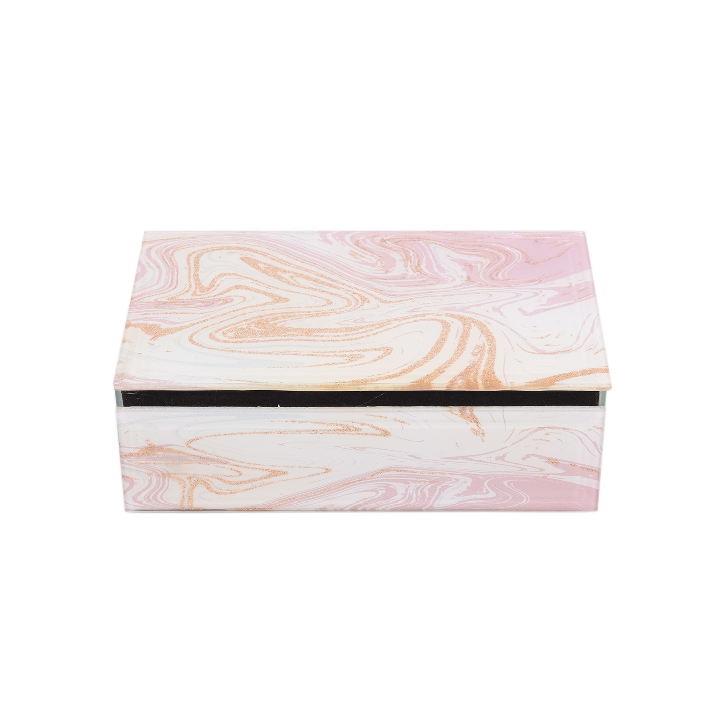 New Arrival Rectangle Glass Jewelry Box