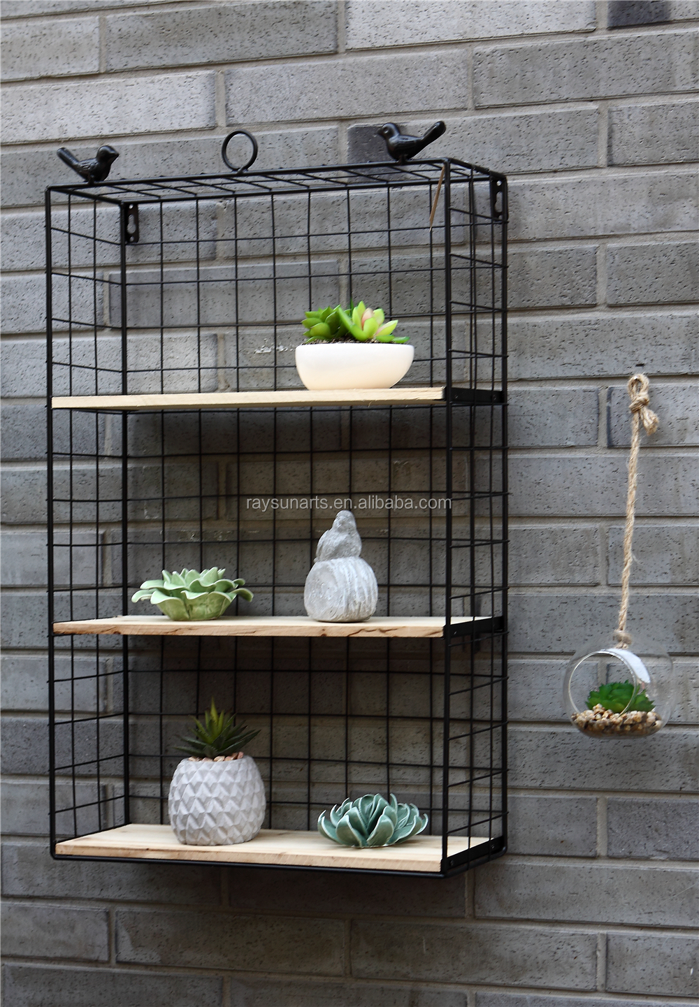 wood flower shelves plant rack outdoor or indoor stand