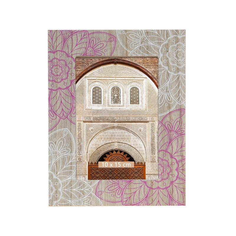 Sensorial Delight Morocco Style Wooden Photo Frame Custom Paper Household Livingroom